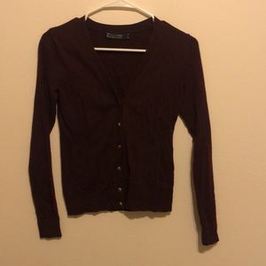 Maroon Cardigan